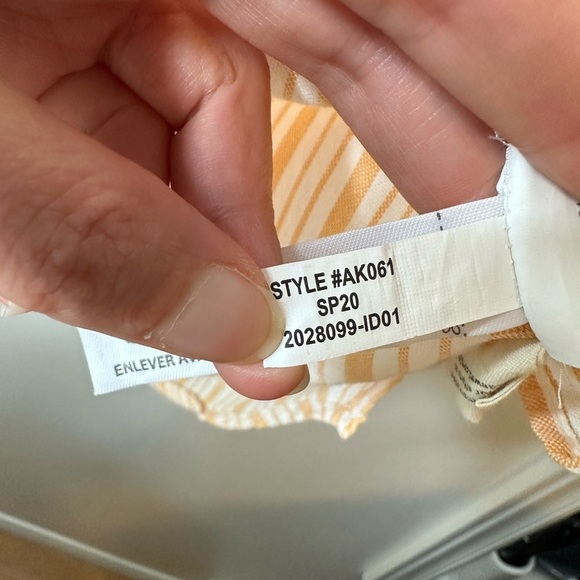 MADEWELL Oversized Ex-Boyfriend Shirt in Glenn Stripe Large - Picture 6 of 8